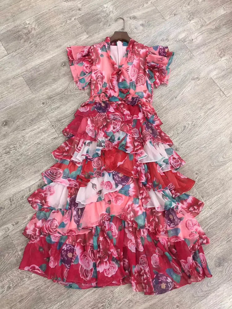 Высококачественный заказ женское длинное платье 2019 летняя бабочка короткие