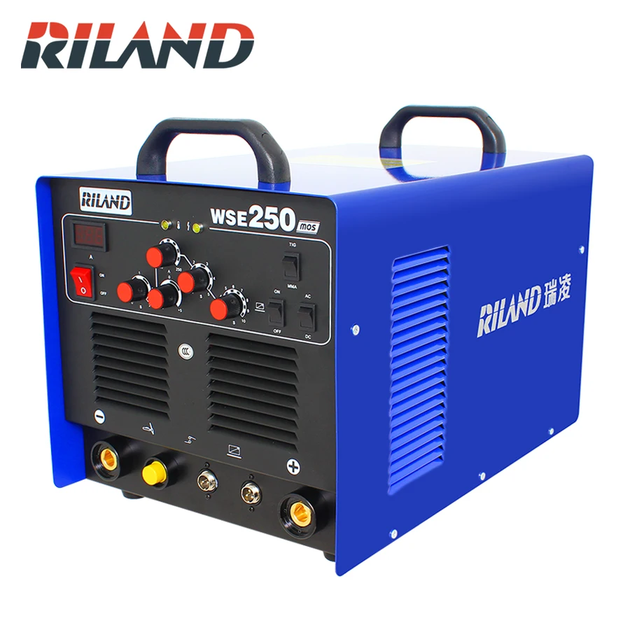 RILAND WSE250 TIG AC/DC алюминиевый сварочный аппарат Tig/Stick сварочное оборудование с