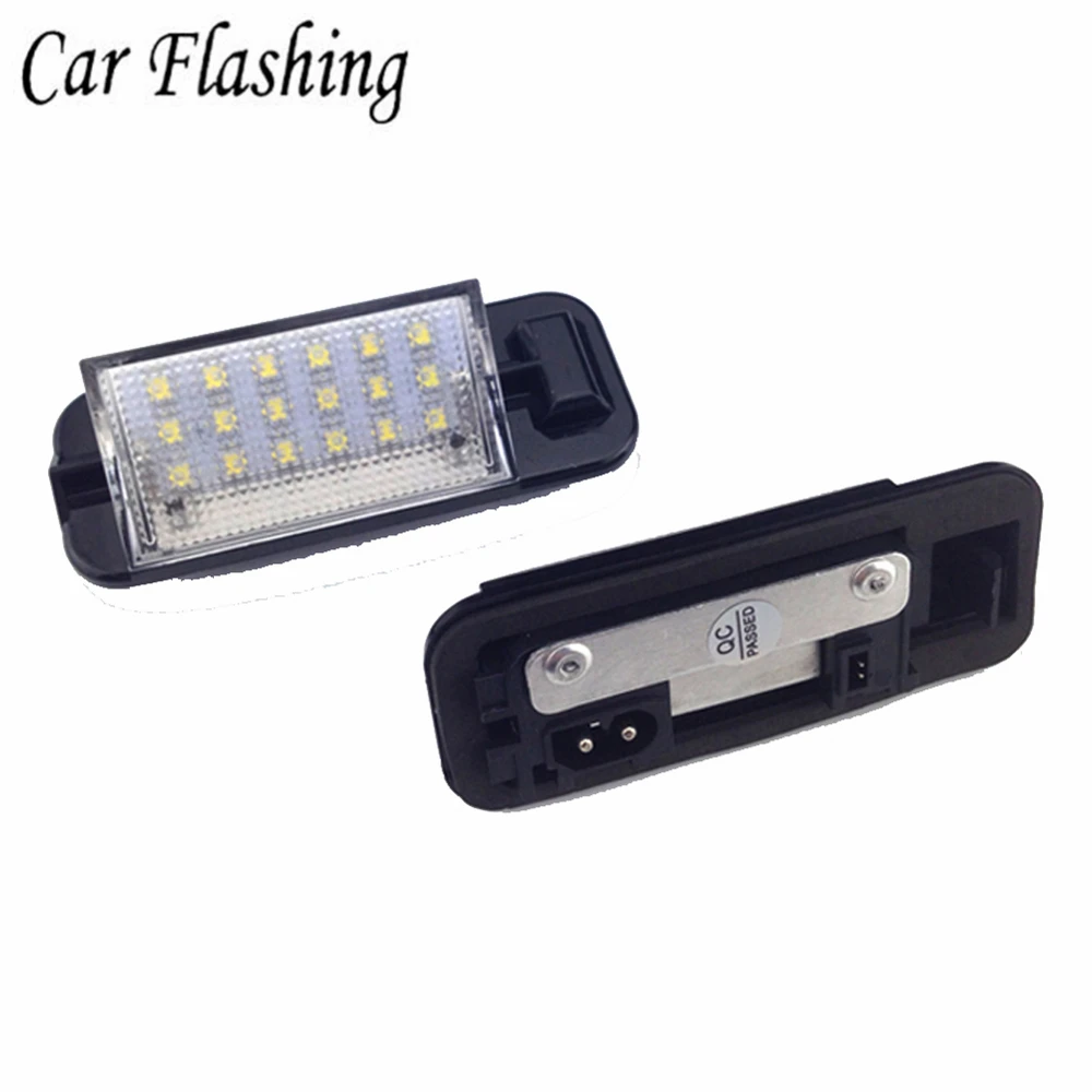 2 шт. для BMW E36 светодиодный светильник номерного знака 18SMD белый 12 В лампы 318i 318is 318ti