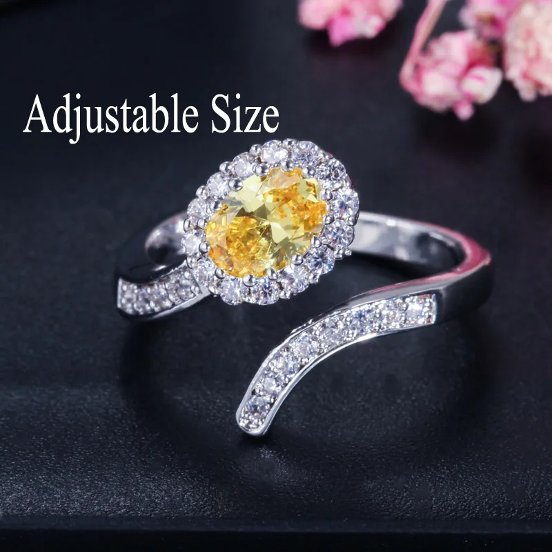 Adjustable Size CWWZircons Stack Skinny Micro Pave CZ Модные женские обручальные свадебные вечерние кольца с кубическим цирконием наборы ювелирных изделий подарок R127 - Цвет основного камня: Adjustable Size