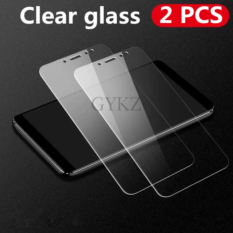 Закаленное стекло GYKZ 9H FullCover для Xiaomi Redmi Note 5 pro Redmi Note 6 pro, Защита экрана для Redmi 5 plus, защитное стекло - Цвет: HD 2 PCS