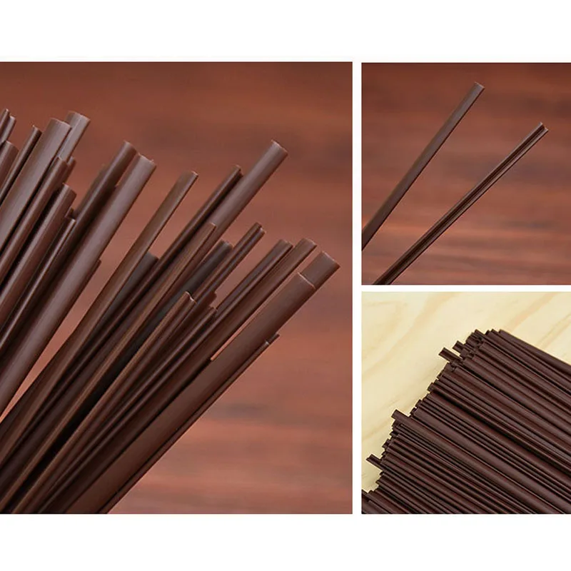 500 шт./лот одноразовые соломинки кофейного цвета пластик высокое качество