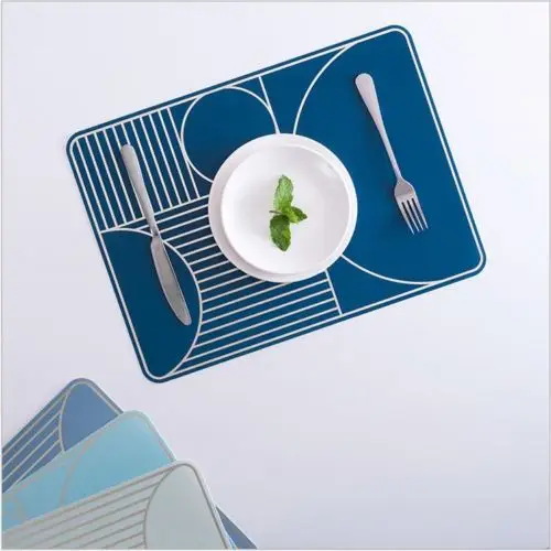 Квадратный обеденный стол столовые салфетки золотой теплоизоляционный коврик