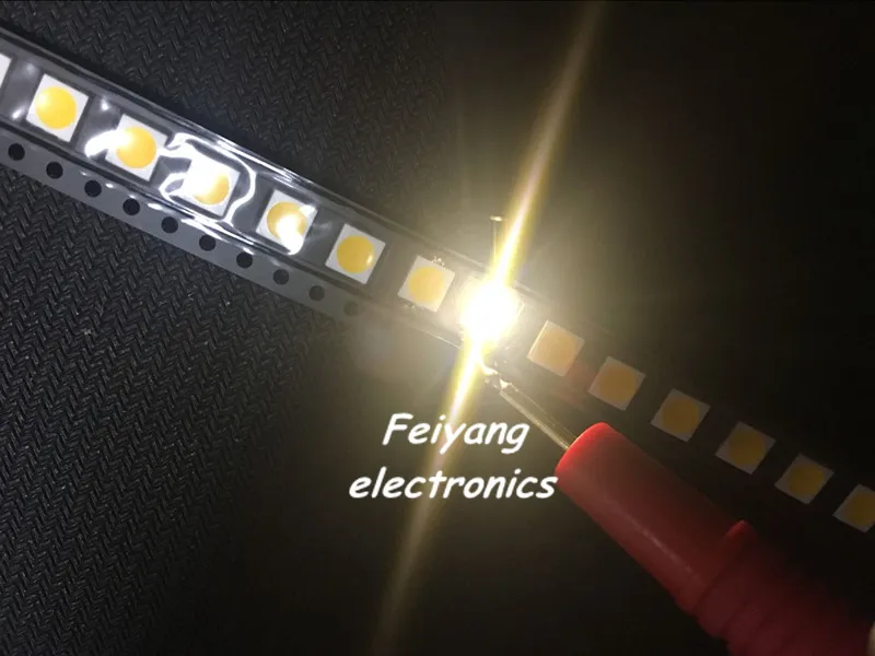 Светодиодный SMD/SMT 5050 500 шт. белый/теплый белый/синий/зеленый/красный/желтый 6