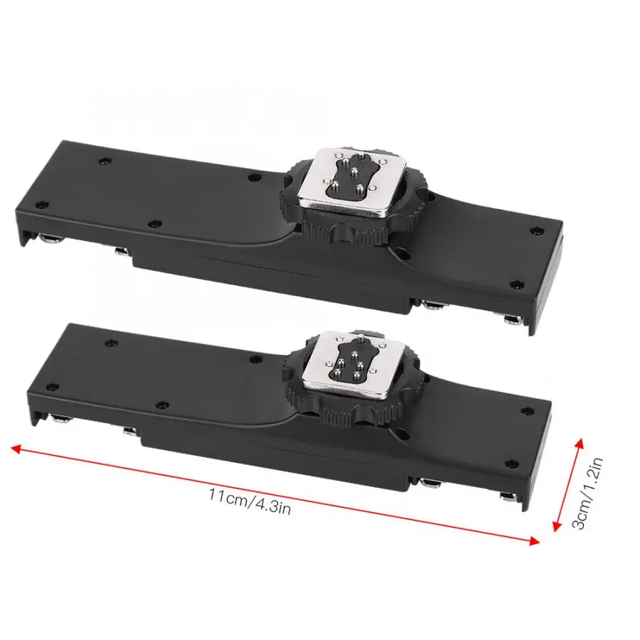 Качество Сверхлегкий Двойной Горячий башмак сплиттер для SLR камеры видеокамеры