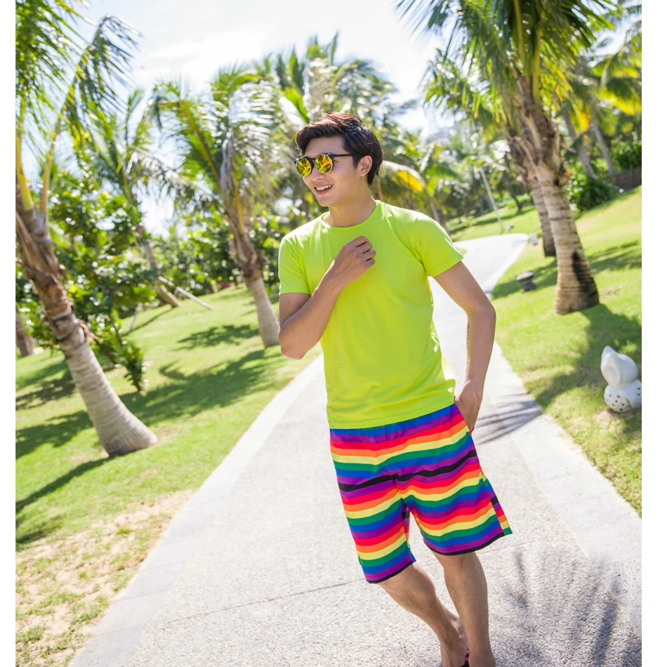 Пара Плавание носить шорты Для женщин и мужские Surf ming Мужские Шорты для купания