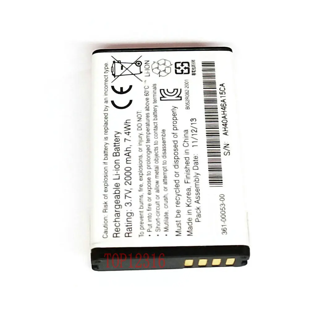 Оригинальный аккумулятор Ansheng 3 7 в 361 Вт ч 00053 00/04 1960 2000 650 мА/ч для Garmin Montana 600