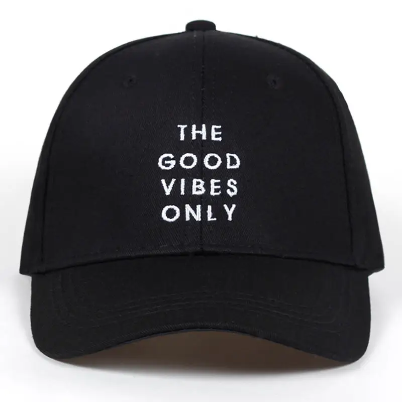 Новинка 2018 бейсболка с надписью GOOD VIBES ONLY Dad для мужчин и женщин хлопковая