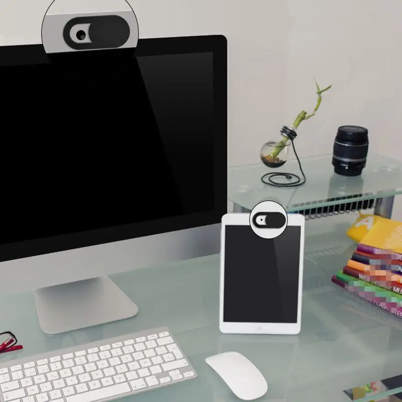 

High Quality WebCam Shutter Magnet Slider Plastic Camera Cover For Web Laptop iPad PC Tablet Privacy
