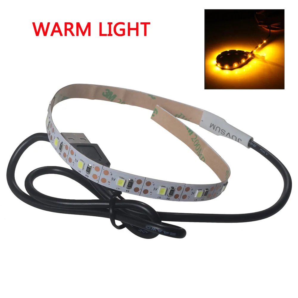5 В USB 2835 30 см/18 SMD Светодиодная лента лампа для телевизора Лампа задней панели