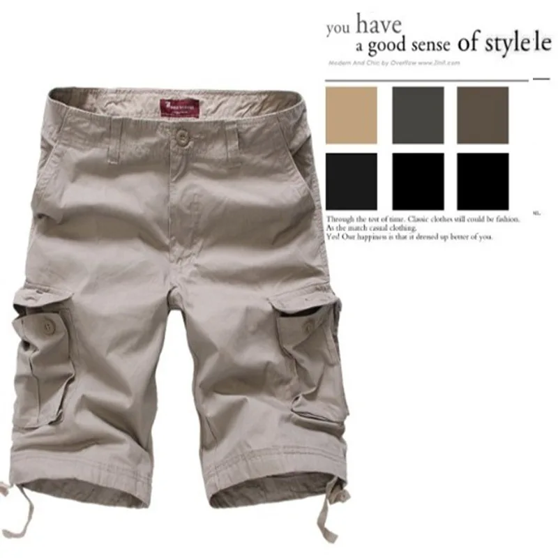 

Men cargo Shorts Bermuda Masculina de marca Men Casual Cargo Shorts men Camo Cargo Military Camouflage men Short