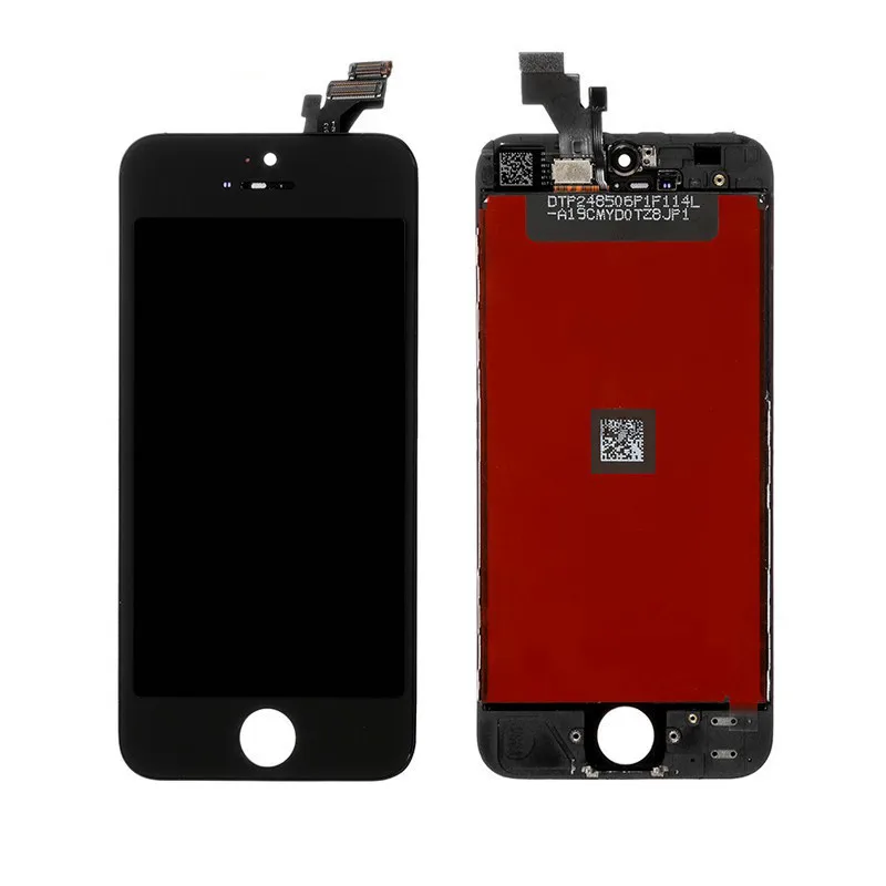 Класс А + ЖК дисплей сенсорные панели для iPhone 5 5S 6G 6S 7 8 Plus черный сенсорный