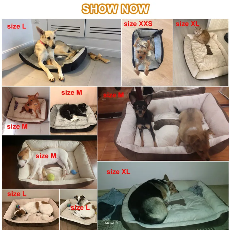 Мягкая флисовая подстилка для питомца 6 размеров с принтом костей больших пород