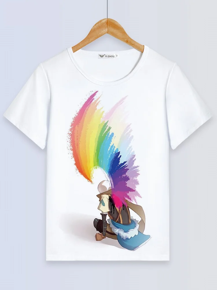 

Flowey sans skull Frisk Toriel Sans Papyrus skull funny zipper Annoying Tshirt short sleeves tee