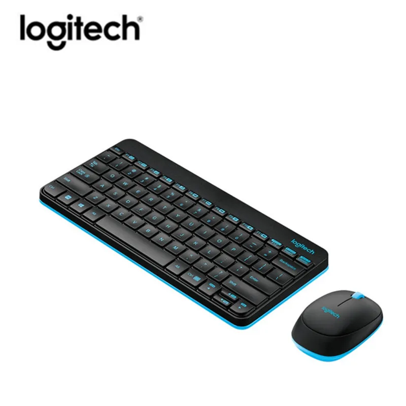 Logitech MK245 нано клавиатура Мышь комбо Эргономика клавиатуры и Мышь Водонепроницаемый Эргономика набор мини