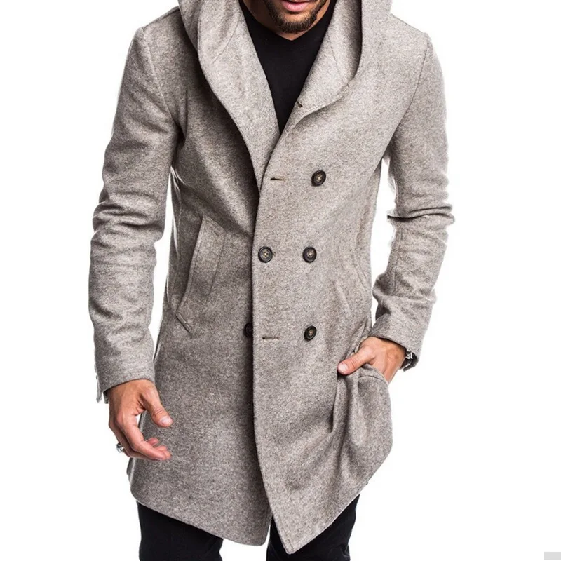 2018 New Autumn And Winter Cotton Coat Jacket S-3xl Models Formal Men'S Casual 5 Color Fashion Long | Мужская одежда