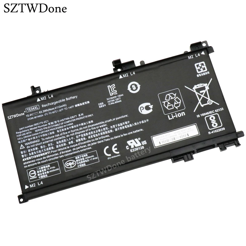 

SZTWDone Laptop battery for HP OMEN 15-bc215TX 15-bc216TX 15-bc217TX 15-bc218TX 15-bc219TX 15-ax214TX 15-ax215TX 15-ax216TX