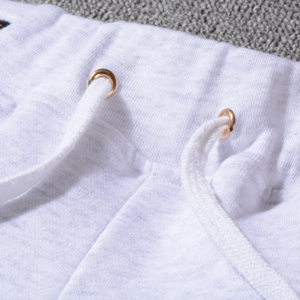 Sokotoo Для мужчин повседневные золотые молнии drawstring с эластичной талией jogger Штаны