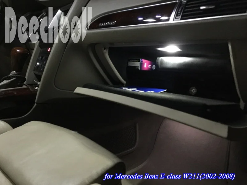 Автомобильные светодиодные лампы Deechooll 24 шт. для Mercedes Benz E Class W211 02 08 Canbus внутреннее