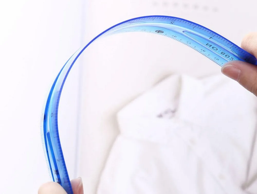 Новая Пластиковая Гибкая прямая Линейка милый детский мультяшный Канцелярский