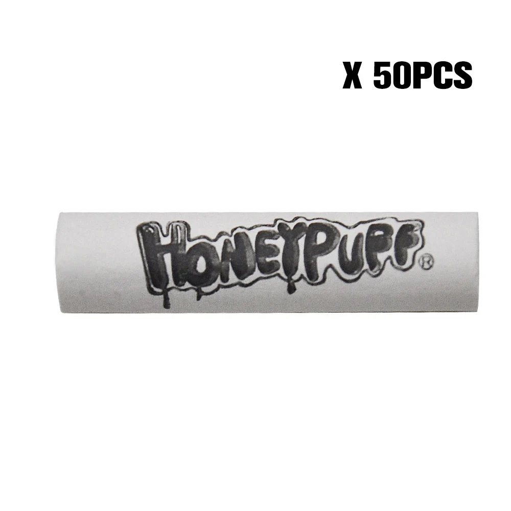 50pcs HONEYPUFF Премиум 7 мм Активный угольный фильтр для труб костюм для металлической курительной трубы или натурального дерева дымовые аксессуары для трубок - Цвет: 50pcs