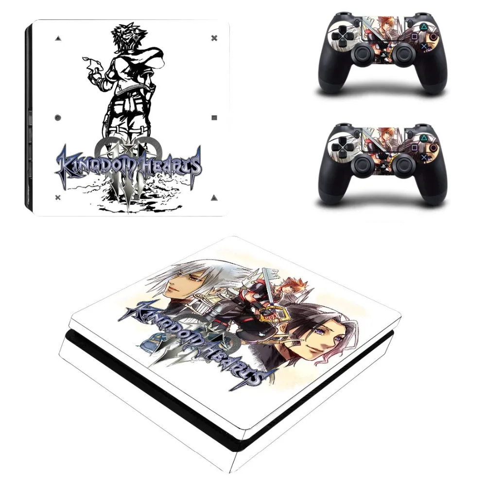 Новая наклейка на кожу Kingdom Hearts 3 PS4 Виниловая для консоли Playstation 4 и 2 контроллеров