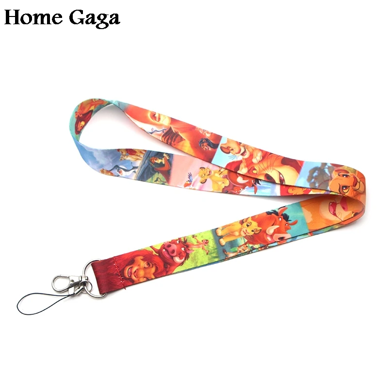 Homegaga Король Лев Мультяшные шнурки на шею ремни телефоны ключи сумки камеры id карты Держатели брелок тесьма ленты D1876