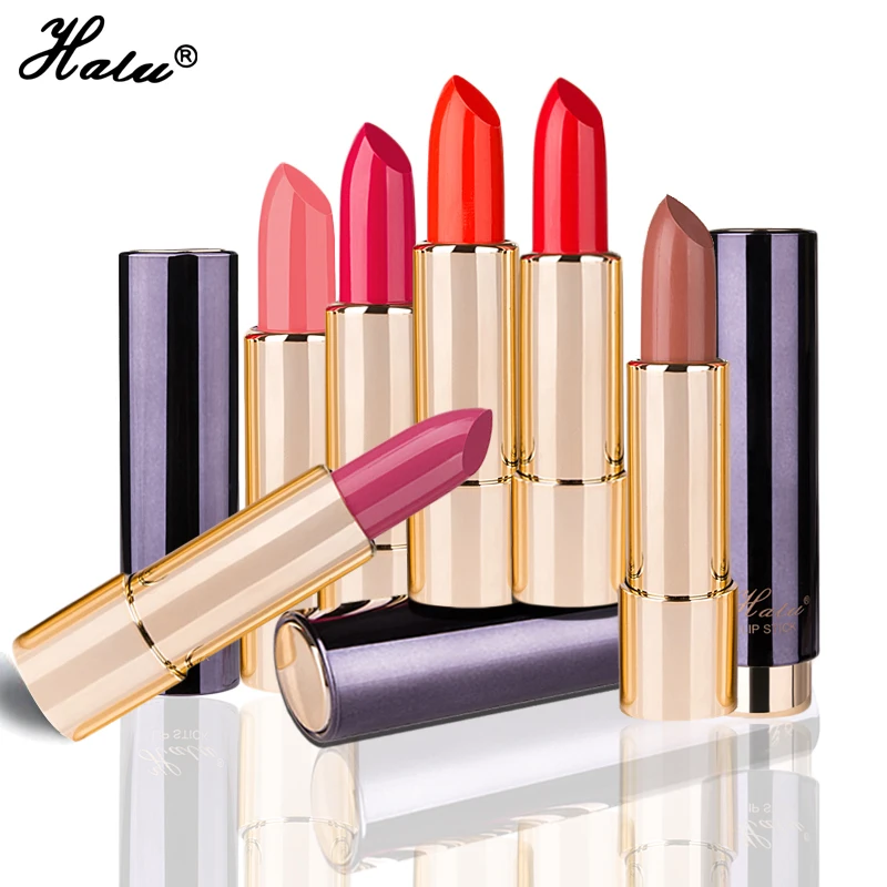 Halu Smooth Moisturizing Longlasting Lipstick Healthy Nourish Batom Nutritious Waterproof Easy To Wear |