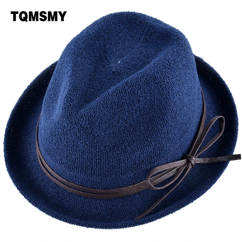 

TQMSMY 2018 унисекс летние соломенные шапки для мужчин и женщин шляпы от солнца с бантом пляжная кепка chapeu feminino льняная однотонная Панама TMP12