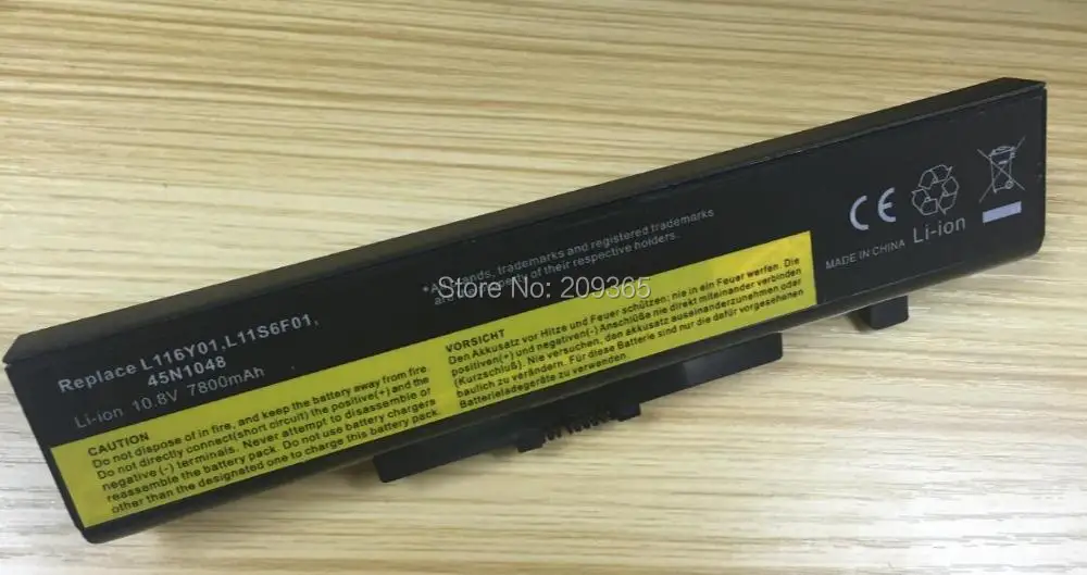 Аккумулятор для ноутбука LENOVO G500 Y485N Series IdeaPad G580 Y580 Y480 Z480 Y580N 7800 мАч 9 ячеек|laptop