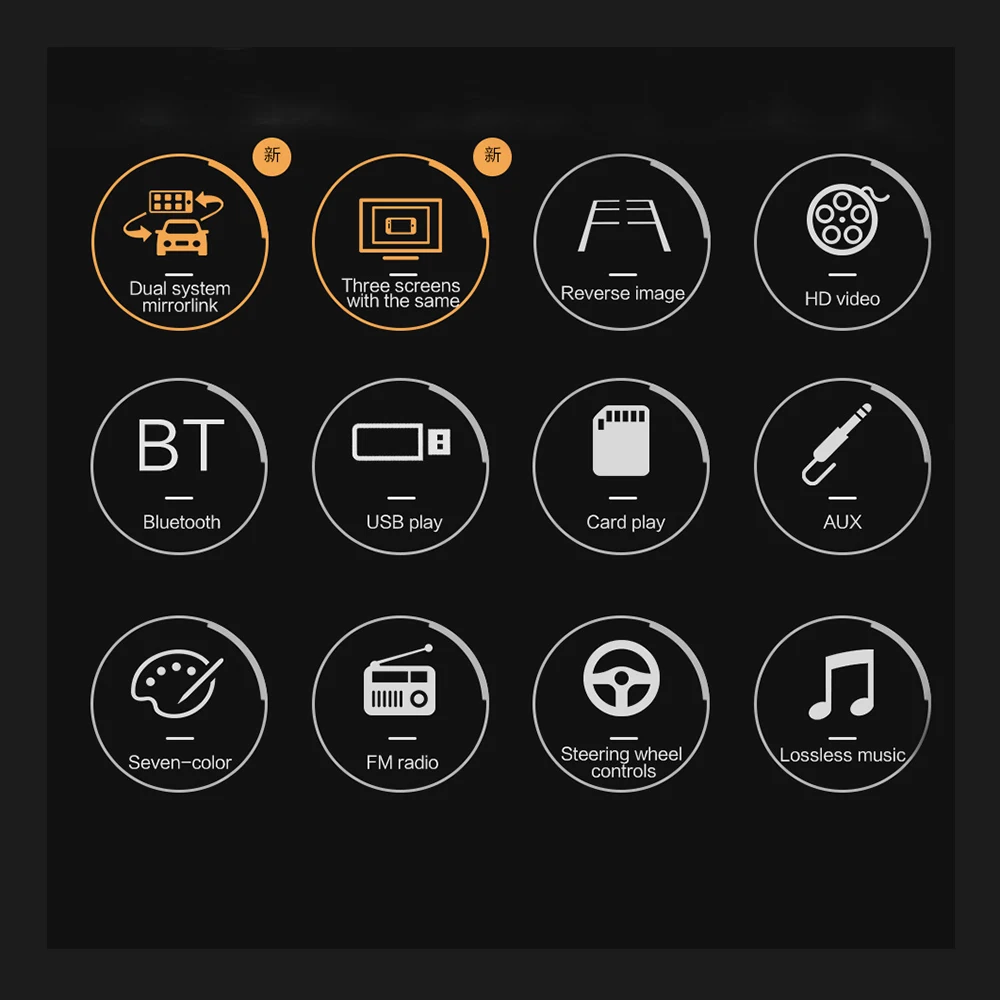 Bluetooth Автомобильный плеер Радио Поддержка телефон музыка скачать мобильный