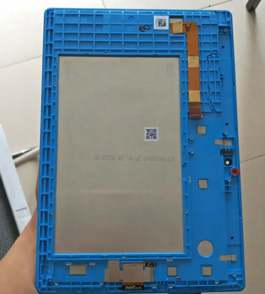LCD With Frmae Используется плохой материнская плата ЖК-дисплей батарея задняя оболочка для lenovo Tab 3 10 Plus TB-X103F TB-X103 TB X103F TB X103 - Цвет: LCD With Frmae