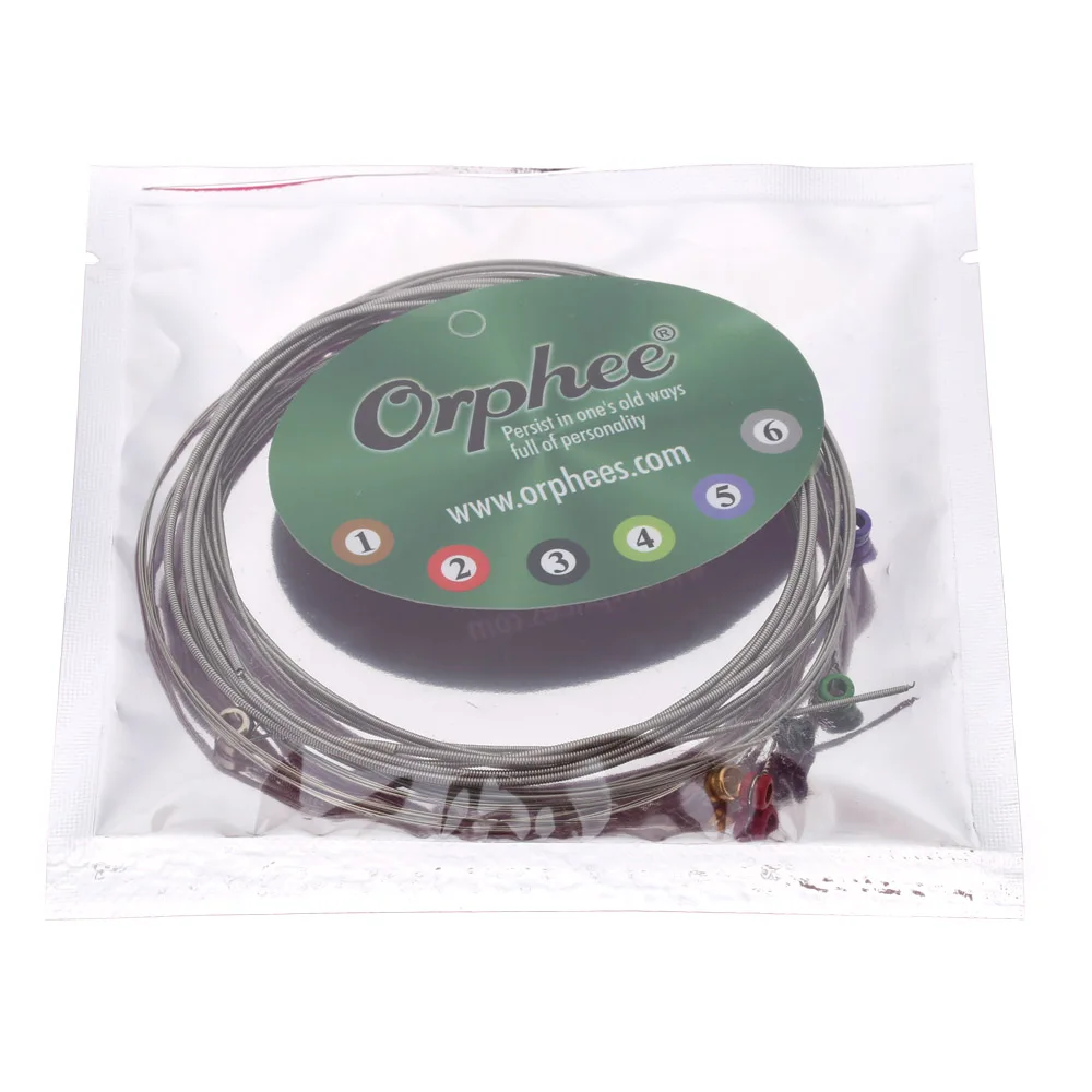 Orphee RX17 6 шт./лот Струны для электрогитары (.010 .046) 8% никелевый сплав гитары