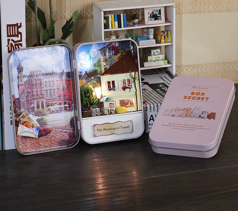 Игрушечный Кукольный дом сделай сам миниатюрный 3D Деревянный пазл кукольный