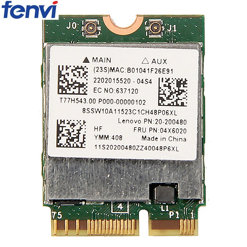 Broadcom BCM94352Z двухдиапазонный беспроводной пт NGFF 802.11ac 867 Мбит/с wifi Bluetooth BT 4 0 карта