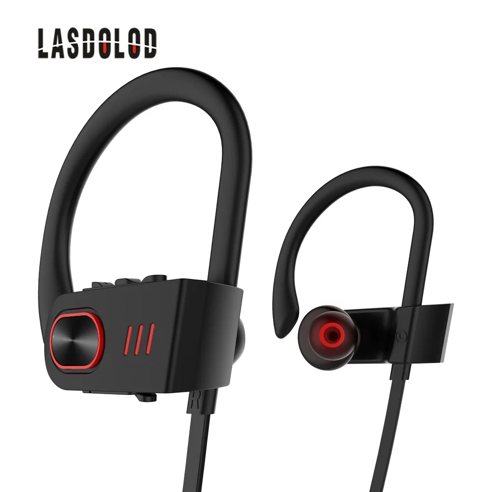 Lasdolod беспроводные наушники IP67 водонепроницаемые bluetooth спортивные с микрофоном