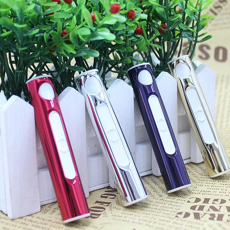 Дешевые электрическая зажигалка с подключением к USB Непламено ветрозащитная