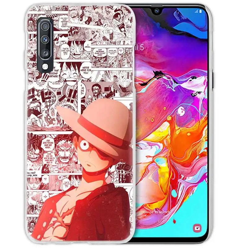 01 Цельный чехол Comie для samsung Galaxy A50 A70 A20e A40 A30 A20 A10 A8 A6 Plus A9 A7 жесткий прозрачный чехол для телефона из поликарбоната - Цвет: 01