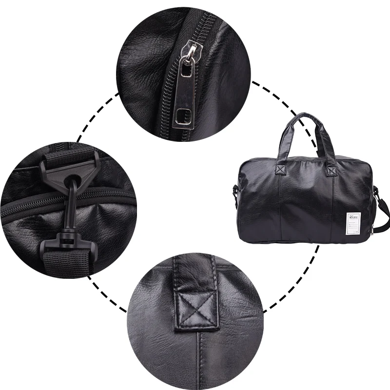 Wobag, дорожная сумка, большая сумка для путешествий, независимая обувь для хранения, большие сумки для фитнеса, сумка из искусственной кожи, сумка на плечо для багажа