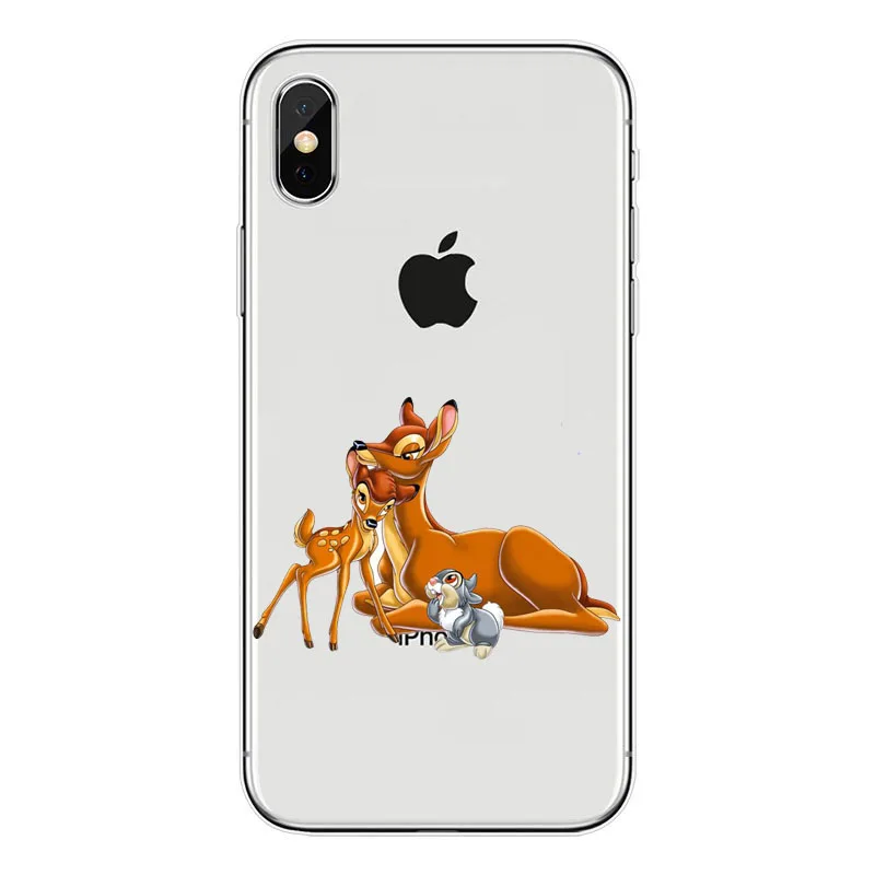 Seracase Bambi и Thumper Мягкий ТПУ силиконовый чехол для iPhone 8X7 Plus 6 6SPlus 5 5S SE | Мобильные