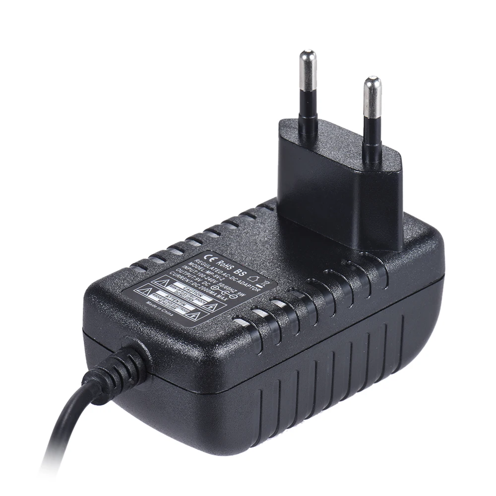 

9V 2A Power Supply Adapter Converter for Guitar Bass Effect 100~240V Input EU Plug