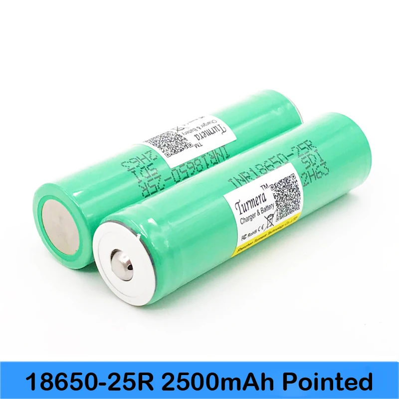 18650 25R 2500 мАч новый оригинальный INR18650 + заостренный 20 А литиевая электронная