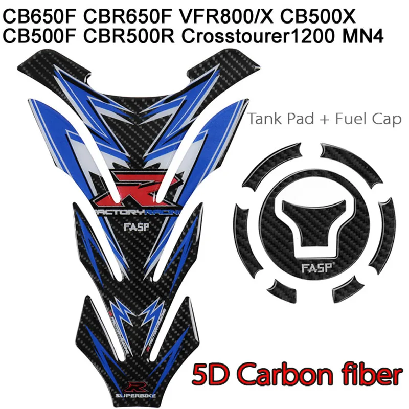 Для CB650F CBR650F VFR800/X CB500X CB500F CBR500R Crosstourer1200 MN4 крышка топливного бака наклейка накладка