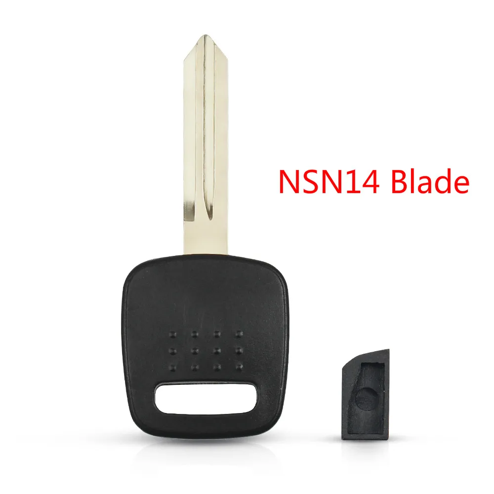 KEYYOU для Nissan A33/A32 транспондер ключ оболочки замена Fob без выреза пустой клинок авто ключ чехол с NSN14/NSN11 лезвие - Количество кнопок: NSN14 Blade