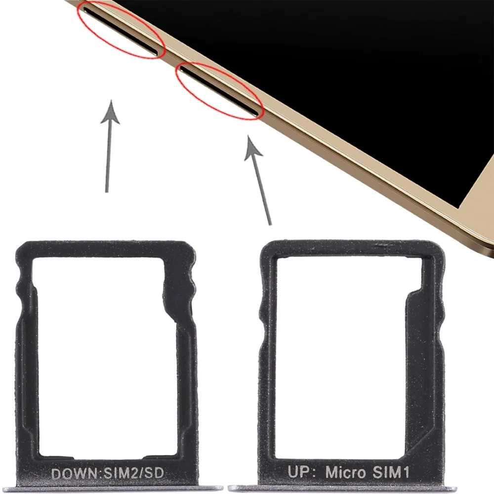 Новинка для Huawei Enjoy 5S лоток sim карт + карт/Сменные запасные части Micro SD|Адаптеры SIM
