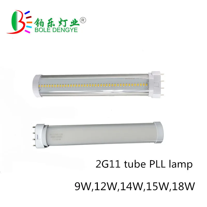 Светодиодный светильник 2g11 4pin linestra PL 8W 12W 15W 18W 22W холодный белый/теплый белый AC85 ~