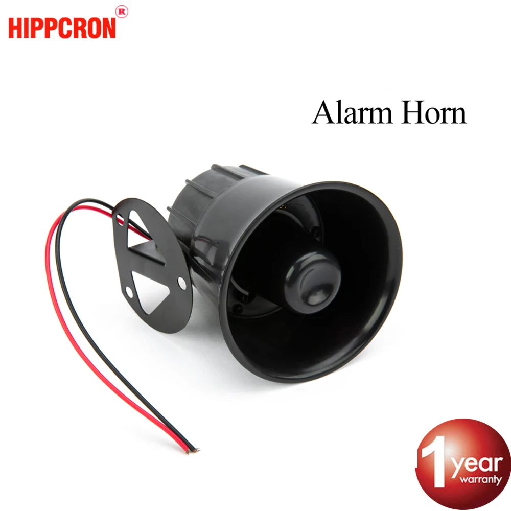 Автомобильный сигнал Hippcron 12 в 110 дБ 6 тонов черный Сирена Громкий 30 Вт для