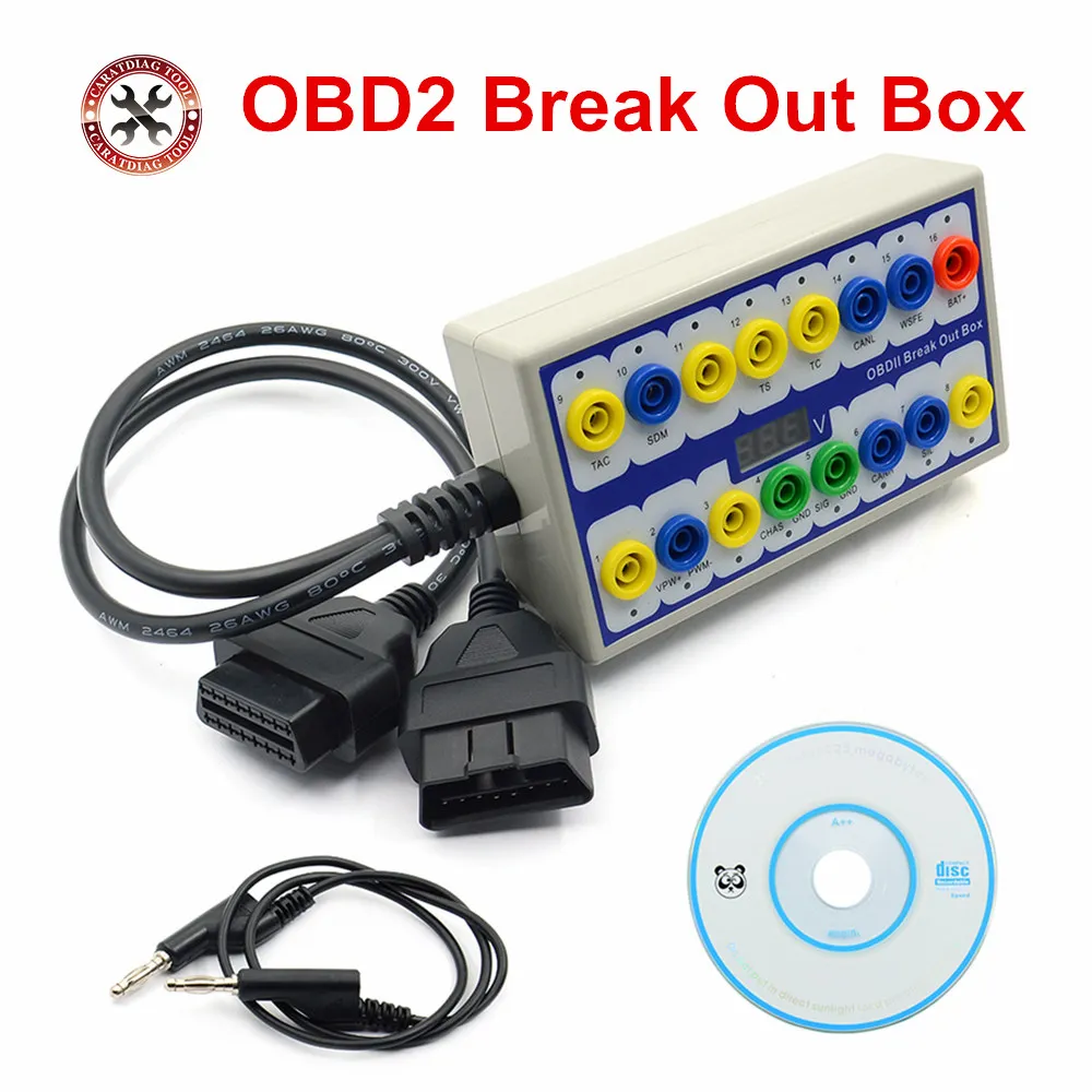 2019 новый автомобильный разрыв OBDII obd разрывная коробка протокол детектор