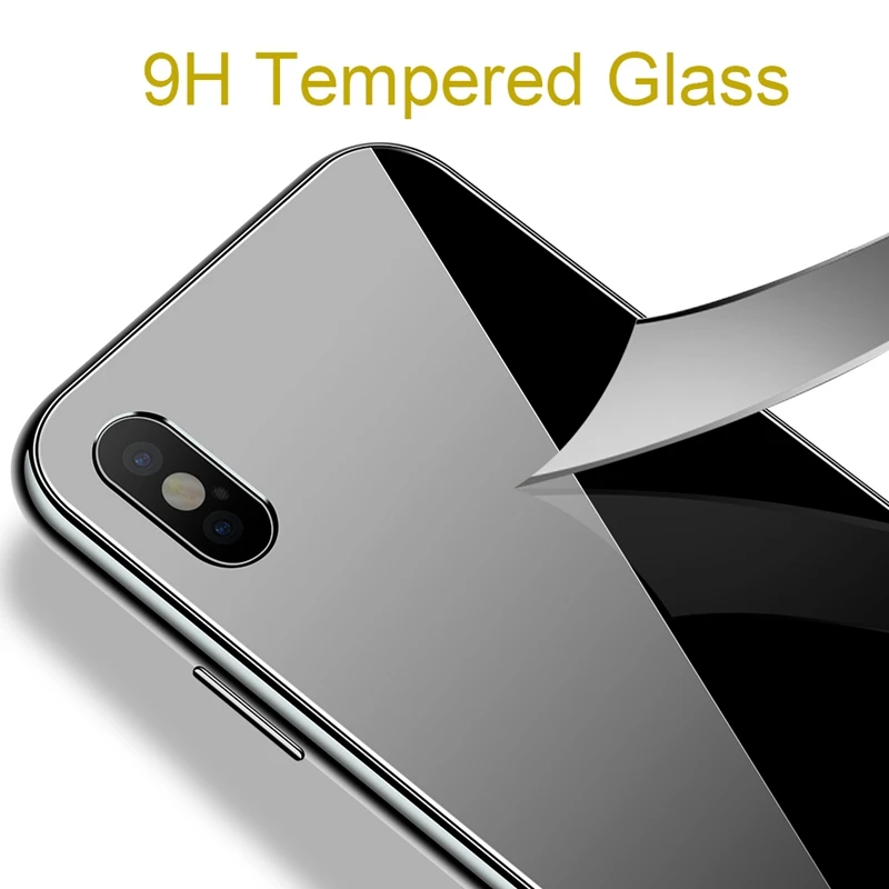 Роскошный Магнитный флип-чехол для iPhone X XS XR MAX 7 8 Plus 11 11 Pro Max PC Border закаленное стекло задняя крышка