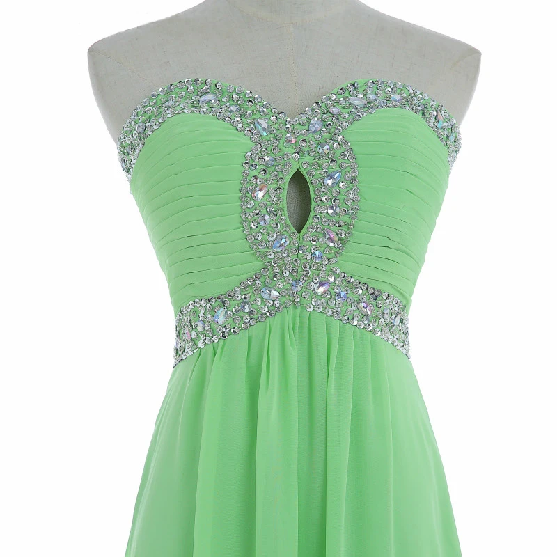 Eren Jossie Chiffon Sweetheart Beaded Evening Dress Popular Style Real Made Long Length Corset Back Banquet | Свадьбы и торжества